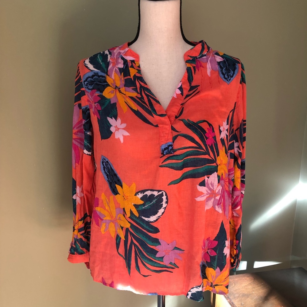 Linen/cotton blouse, Small